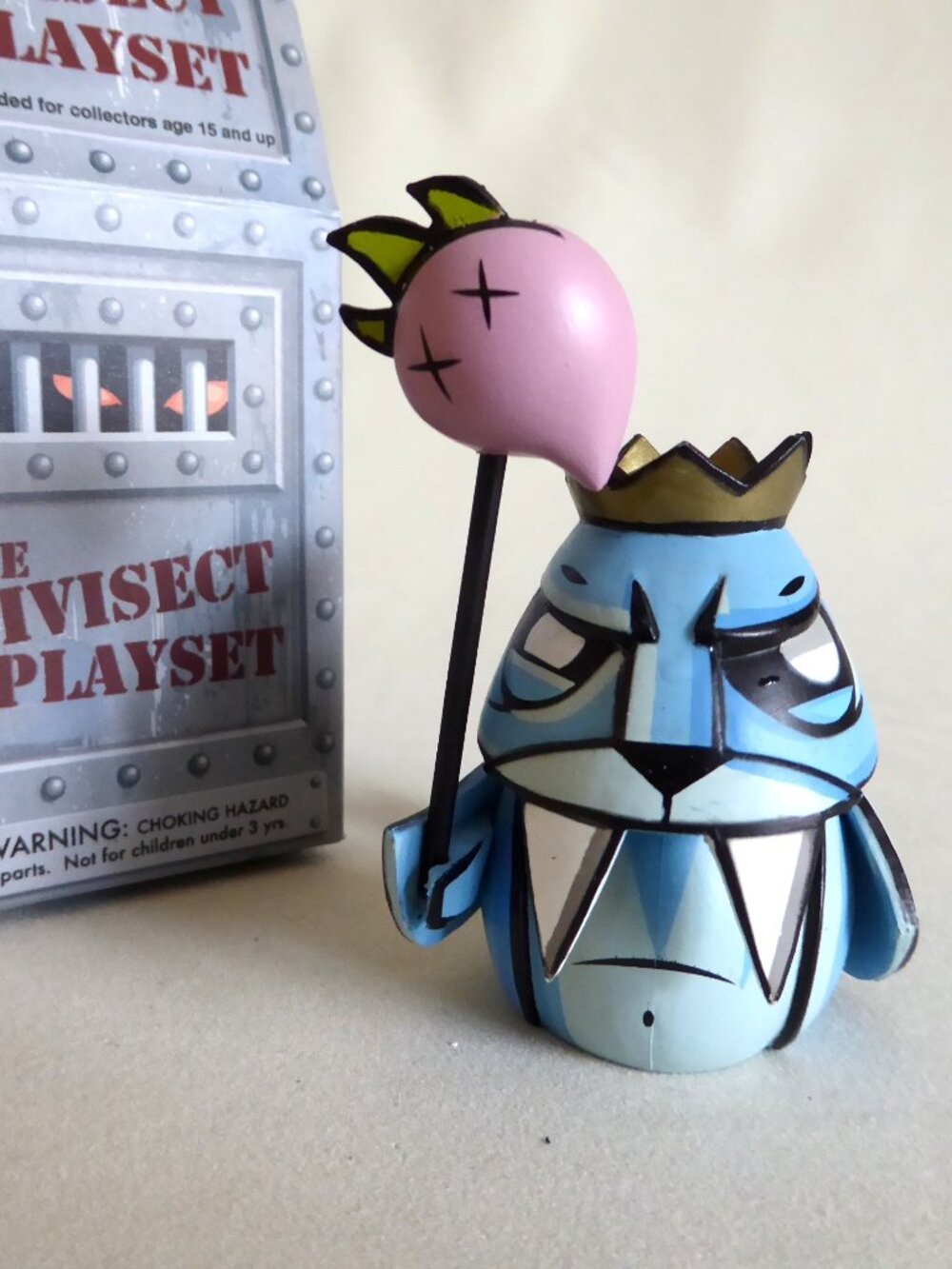 2007 VIVISECT JOE LEDBETTER KING DEADBEETS DESIGNER ART URBAN 3” VINYL FIGURE